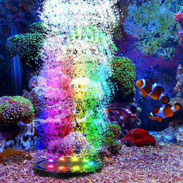 4in Multi-Colored LED Aquarium Air Bubble Lamp