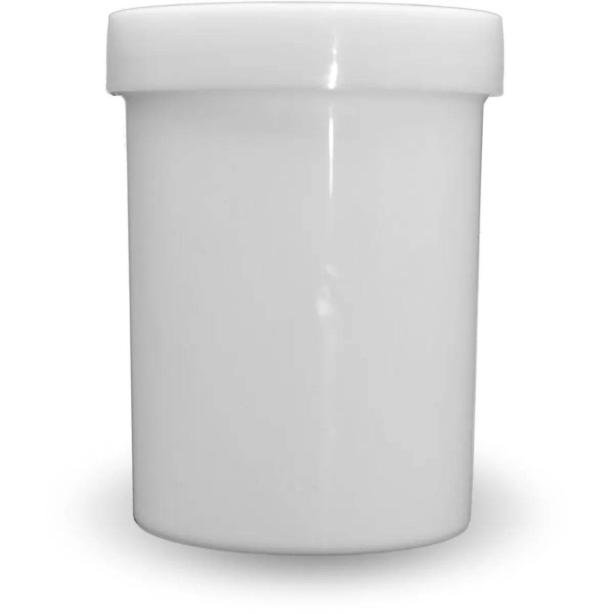 4oz White Ointment Jars with Lids Case of 48