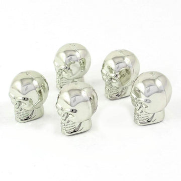 5-Piece Set: Skull Bike Valve Covers