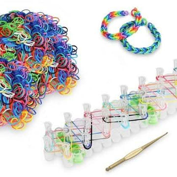 5009-Piece Set: Loom Bandz Plus Board Sticks and Connectors