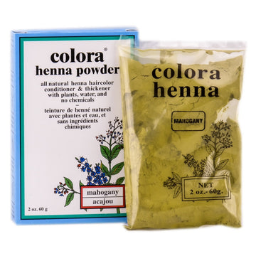 Colora Henna Powder Hair Color Mahogany 2Oz