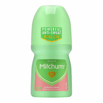 Mitchum Women Advanced Control Invisible Roll-On Anti-Perspirant & Deodorant 1.7 Fl Oz, Powder Fresh