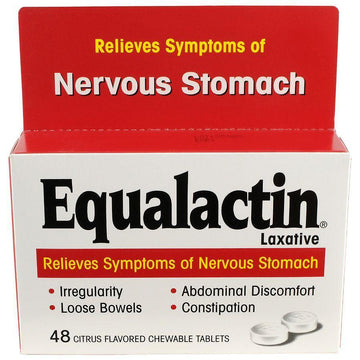 Equalactin Laxative Chewable Tablets, Citrus 48 ct