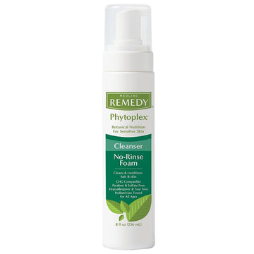 Medline Remedy  Cleanse No Rinse  Foam Clenser Vanilla 8 Oz