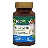 PetNC Natural Care Pet-Vite Dogs Chewables Savory Flavor 75 Chews