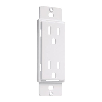 TayMac AD20W Paintable Duplex Adapter Plate White Plastic