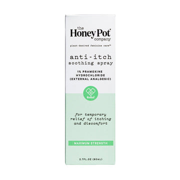 The Honey Pot Anti-Itch Spray – 1% Pramoxine  - 2.7 Fl Oz