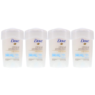 Dove Clinial Protection Deodorant Original Clean 1.7 oz (4 Pack) (Bundle)
