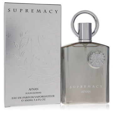 Afnan Supremacy Silver Eau de Parfum Spray 3.4 oz for Men