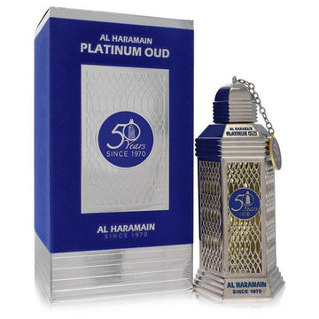 Al Haramain 50 Years Platinum Oud Eau de Parfum Spray 3.3 oz Unisex