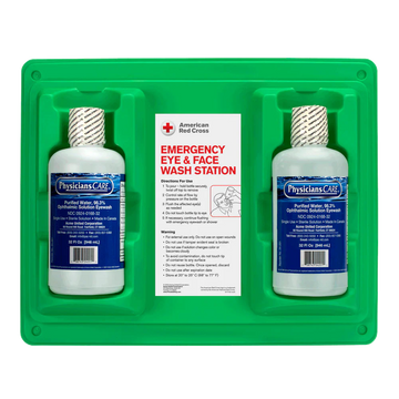 Emergency Eyewash Station with Dual 32 oz Bottles (DS)