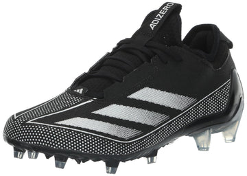 adidas Mens Adizero Electric.1 Football Sneaker Black/White/Black 8
