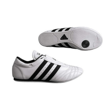 adidas SM II Shoes - White w/Black Stripes - 9