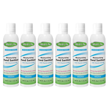 6-Pack: 3.8 Oz Anti Bacterial Hand Cleaner And Sanitizer