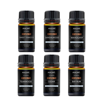 6-Pack: Gentlemen's 10ml Premium Grade Fragrance Essential Oil Gift Set