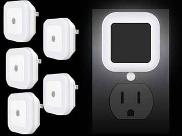 6-Pack: Plug-in LED Night Light