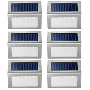 6-Pack: Solar Step Lights