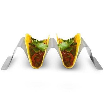 6-Piece: Stainless Steel Taco Holders