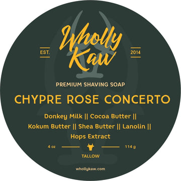 Wholly Kaw Chypre Rose Concerto Shaving Collection