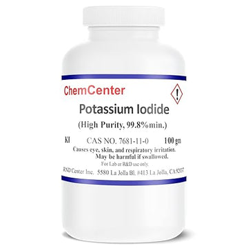 Potassium Iodide (KI) Powder, 100 Grams