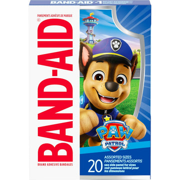 Band-Aid Brand PAW Patrol Adhesive Bandages – 20 Count (Assorted)