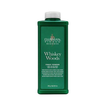 Clubman Pinaud Reserve Whiskey Woods Finest Poder 9 Oz