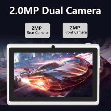 Android Tablet – 7" LCD, 2GB RAM + 4GB Extension, 32GB Storage, Dual Cameras, Wi-Fi, GPS, USB Charging