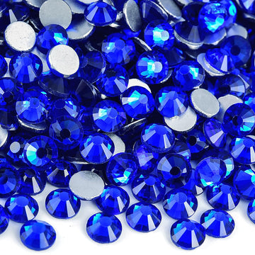 Blinginbox Glass Rhinestones SS30 6.4-6.6mm 288pcs Sapphire
