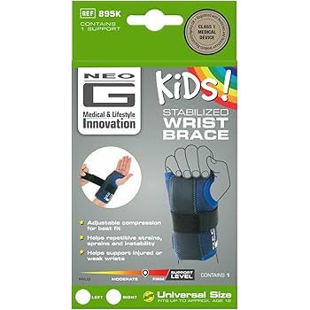 Neo G Kids Stabilized Wrist Brace for Right Hand