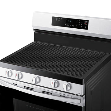 TWIZIUAO Electric Stove Cover Mat Heat Resistant Silicone Black 36x21
