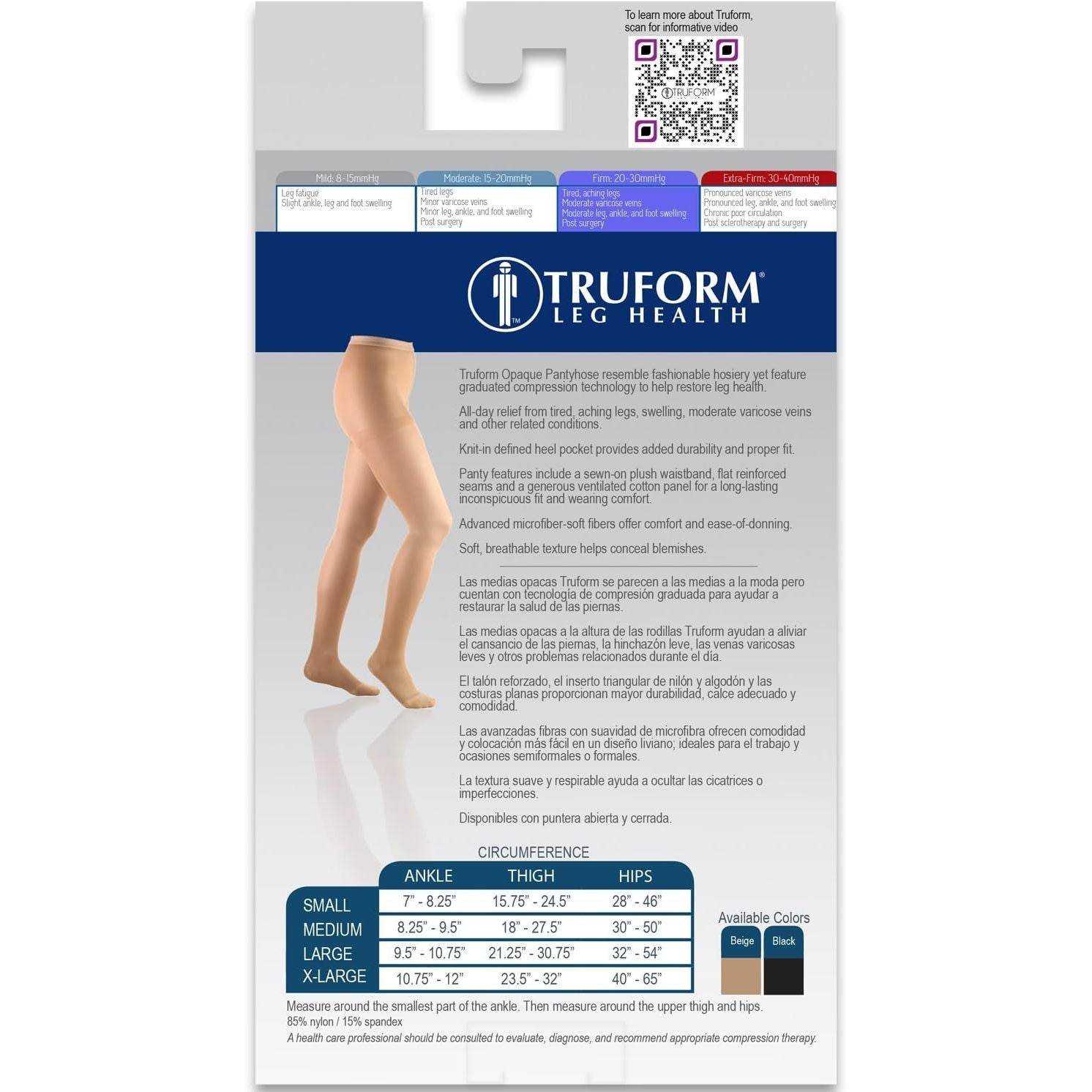 MD SRG 20-30MMHG KN CT BEIGE, XL