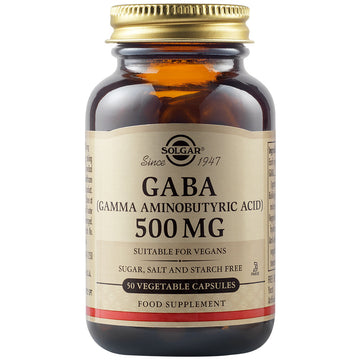 Solgar L-Tyrosine 500 Mg, 50 Vegetable Capsules