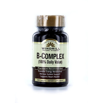 Windmill Vitamins B Complex Tablets 100Ct