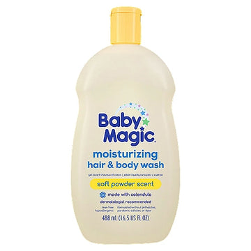 Baby Magic Soft Powder Scent Moisturizing Hair & Body Wash, 16.5 Fl Oz