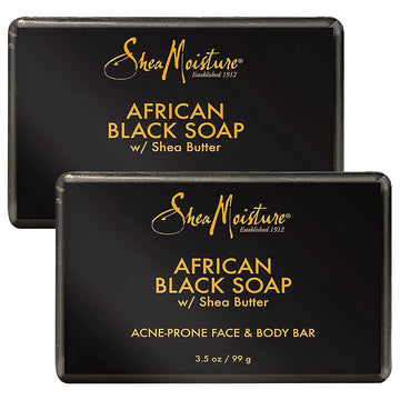 Shea Moisture African Black Bar Soap 3.5 Oz