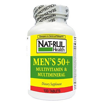 Nat-rul Health Mens 50+ Multivitamin And Multimineral
