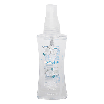 Body Fantasies Signature White Musk Fragrance Body Spray, Long-Lasting Floral Musk Scent, 1.7 oz