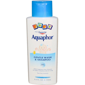 Aquaphor Baby Gentle Wash And Hair Shampoo 2 In 1 Formula - 8.4 Oz