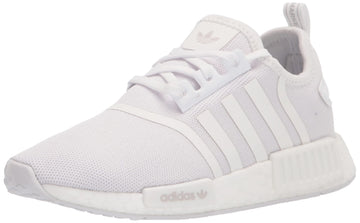adidas Originals Kids NMD_R1s Skate Shoe White/White/Grey 10 US Unisex Toddler