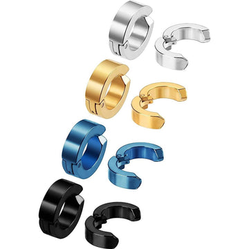 8-Piece: Mudder Non-Pierced Earring Clip