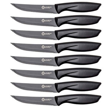 8-Piece Set: Steak Knife Stainless Steel