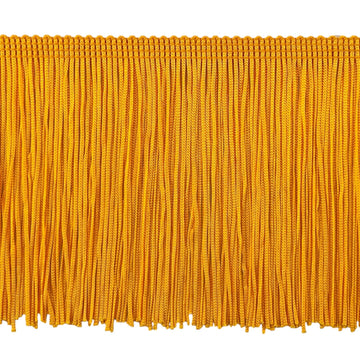 Trims by the Yard 6" Chainette Fringe Trim Polyester Decorative Flag Gold 10yd
