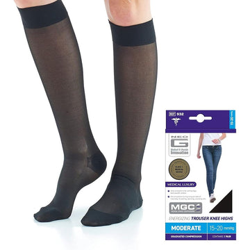 Neo G Energizing Knee High Compression Socks - Black (Large)