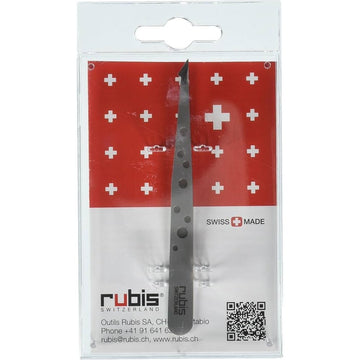 Rubis Switzerland Evolution Two Tip Tweezer-Silver