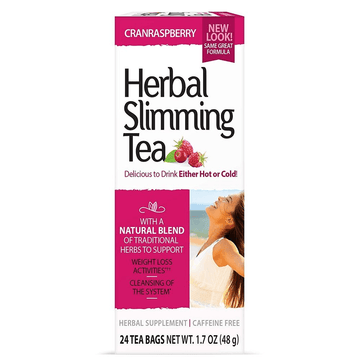 21st Century Herbal Slimming Tea, Cranraspberry 24 Bags