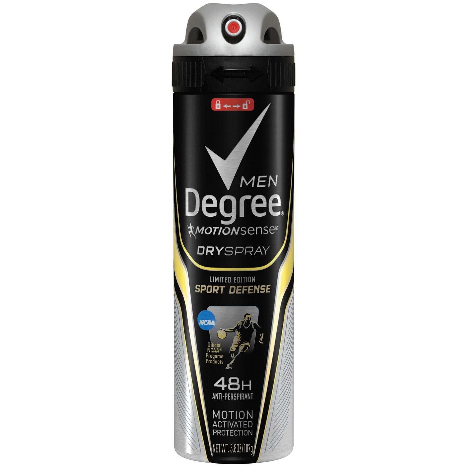 Degree Men Advanced Antiperspirant Deodorant Dry Spray, Sport Defense, 72-Hour Protection, 3.8 oz