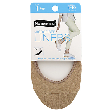 No nonsense Microfiber High Nude 4-10 Liners