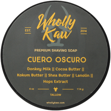 Wholly Kaw Cuero Oscuro Shaving Collection