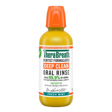 TheraBreath Deep Clean Antiseptic Oral Rinse - 16 Fl Oz