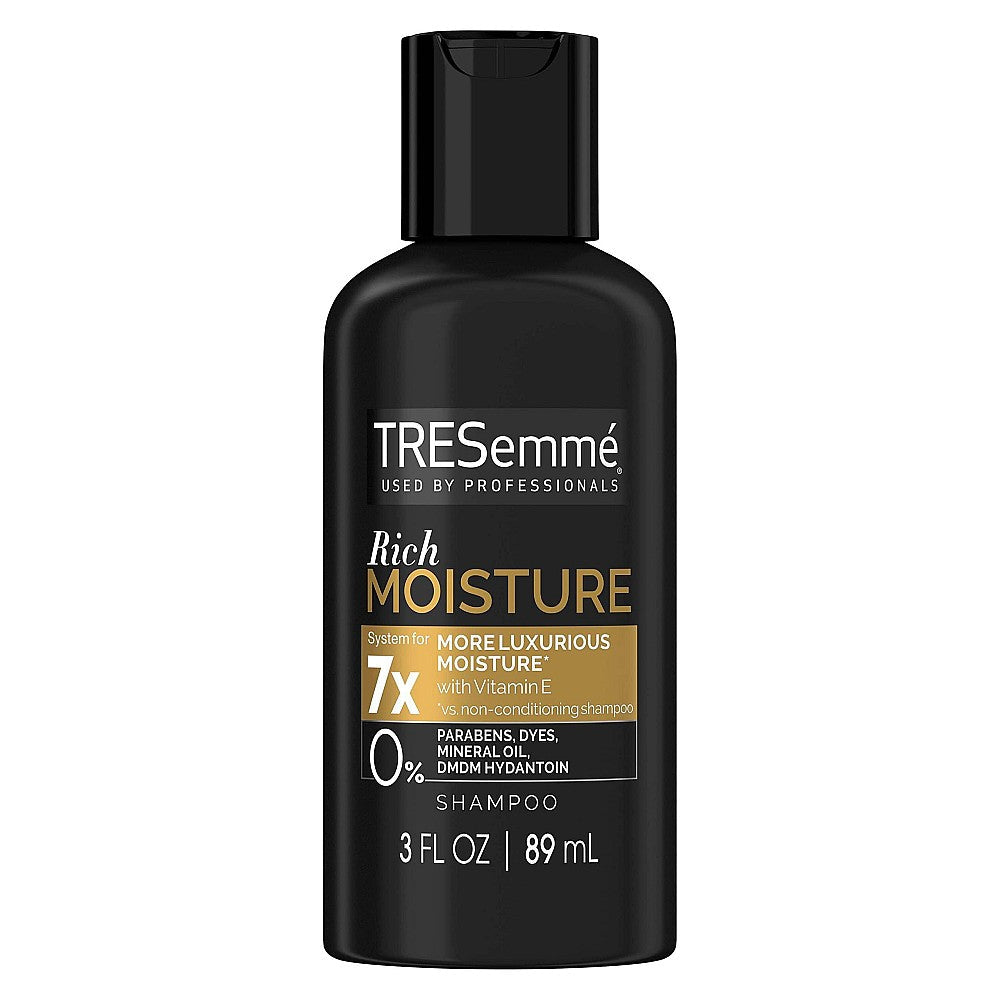 TRESemme Moisture Rich Shampoo, Luxurious Moisture, For Dry Or Damaged Hair 3 oz